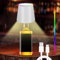 Forhome LED Akku Flaschenlampe, Tischlampe Kabellos Touch Control 5000 mAh mit Stufenlos Dimmbarer 3 Farbmodi, Tragbare Wiederaufladbare Tischlampe für Innen und Außen Restaurant Schlafzimmer