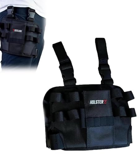 Tool Pouch, Tool Belt Pouch with Belt Clip, Tool Bag for Leg, Carpenters, Electrician, Gardeners, Frame Builders, Roofers, Craftsmen