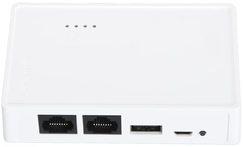Qcwwy 480 Mbps Skrivarserver Usb 2.0 Skrivarserver för hem- och Kontorsskrivare Skrivare Skanner Kringutrustning