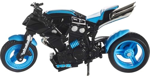 Hot Wheels 1:18 Moto Assortment, Toy Motorcycles, Large-Scale Toy Bikes, Moto Sports, Detailed Decos, Miniature Race Bikes, Gift for Kids 3 Years & Older