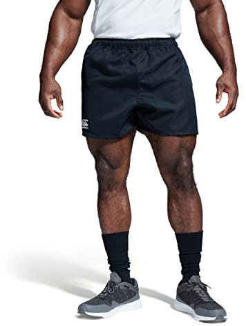 Canterbury Herren Professionelle Rugby-shorts Aus Baumwolle, Schwarz, 5XL EU