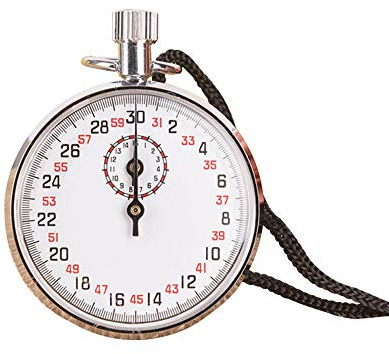 Mechanical Stop Watch, Digital Sports Stopwatch Timer, SXJ504 Sports Stopwatch Timer with Storage Box for Sports Referee Count Timer, Handheld Sports Chronograph for Sports Coaches Fitness