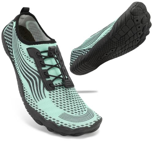ZHR Womens Beach Shoes Mens Water Shoes Lightweight Quick Dry Outdoor Sports for Swiming Surf UK9