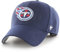'47 NFL Tennessee Titans MVP Unisex-Baseballkappe, Verstellbarer Klettverschluss, Einheitsgröße, Team Logo, Farbe Helles Marineblau