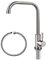 Nur kalter Wasserhahn, Einloch-Küchenspüle, SUS304 Edelstahl, gebürstetes Nickel