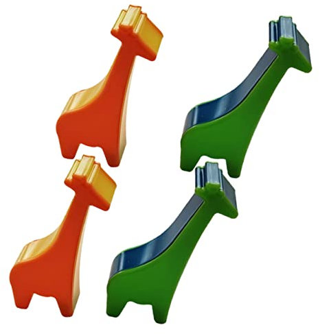 Abaodam 4stücke Giraffenform Musiker Shaker Junge Mädchen Schlaginstrument Percussion Spielzeug Simulation Spielzeug