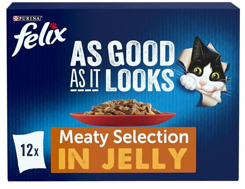 FELIX As Good As it Looks Meaty Selection in Jelly Wet Cat Food 12x85g
