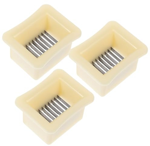 DOITOOL Râpe à Légumes Multifonctions Inoxydable Protège-doigts, Lot De 3 Pièces, Coupe-haricots Verts Robuste, Ustensile Cuisine Sécurisé Pour Découpe De Légumes, Usage Domestique Et Professionnel