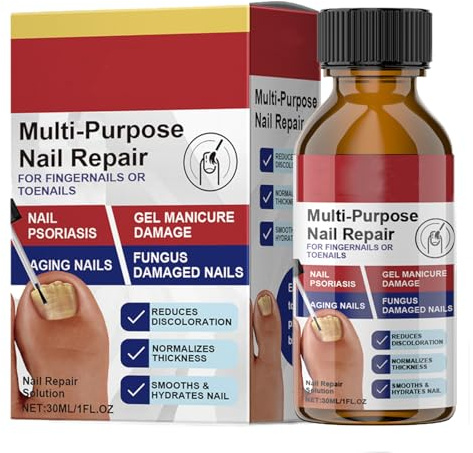 Extra Strong Fungal Nail Treatment for Toenails,Powerful Fungus Eliminator,Nail Fungus Treatment for Fingernails,Strengthens Damaged & Repairs Broken Nails,Nail Renewal Solution,30ML