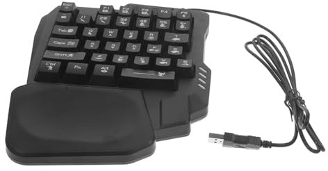 Tofficu Teclado Gaming Mars Mecanico Retroiluminado para Deportes Electrónicos Ordenador