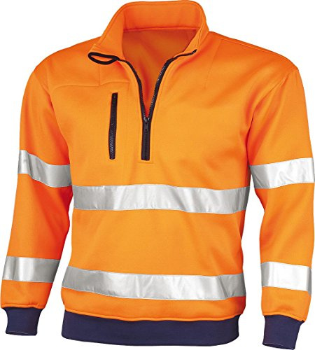 QUALITEX HIGH QUALITY WORKWEAR Warnschutz-Sweatshirt,75% PES/25% Co nach EN 471 Größe 6XL