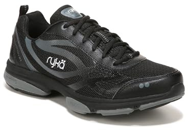 Ryka Women's Devotion XT Cross Trainer, Black/Meteorite/White, 5 UK