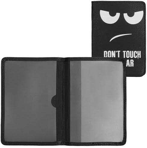 kwmobile Fahrzeugschein Hülle mit Kartenfächern - Kunstleder Etui Tasche Zulassungsbescheinigung