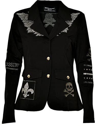 Roberto Geissini Damen Jacket Juwel black 2XL