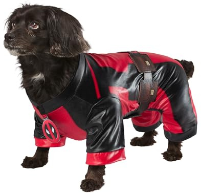Rubie's Official Deadpool Dogpool Pet Costume, Dog/Pet Fancy Dress, Size M Halloween