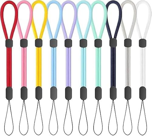FgofhFu Phone Hand Wrist Strap Lanyard for Cellphone,Mobile Phone,Camera,GoPro, PSP, Flashlight,Keys, Keychains, USB Flash Drives and More Device (10 Colors)