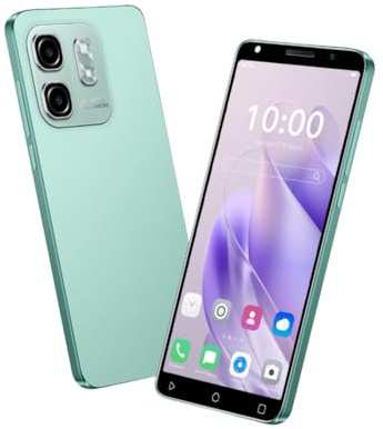 PrzTIk Cheap Mobile Phone, 5.0 Inch HD Screen, 16GB ROM (Expansion To 128GB), 3500mAh Large Battery, Face ID/WIFI/GPS/Android Phone (Hot50Pro-Green)