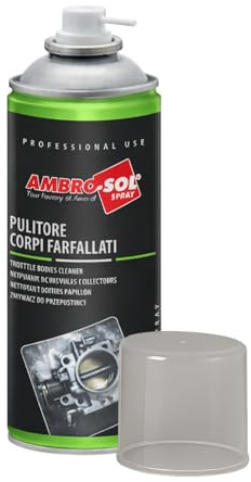 Bomboletta Pulitore Corpi Farfallati, Capacità 400 ml, Spray pulizia impianto aspirazione, elimina depositi e impurità e riduce emissioni gas di scarico, Prodotto Made in Italy -469F -0,52