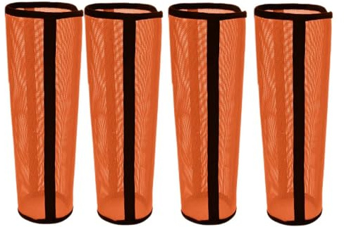 Stivali Antimosche Per - 4 Pezzi Protezioni Per Le Gambe Resistenti Strappo, Abbigliamento Antimosche Estivo, Attrezzatura Per La Cura Degli Equini | Accessorio Affidabile Per Le