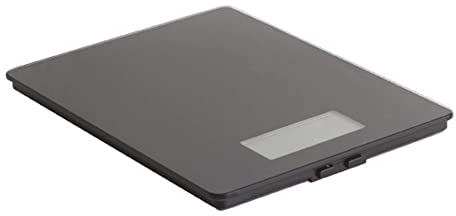 Mastrad F76600 Küchenwaage - Digitale Feinwaage Temperglas Einscheiben-Sicherheit - elektronische Waage mit Präzision auf 1g bis zu 5kg - verschiedene Angabearten - rutschfest und stabil