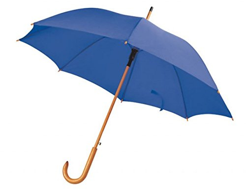 Ten Parapluie bleu automatique avec manche en bois cod.EL21015 cm 89h diam.105 by Varotto & Co.
