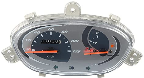 uxcell 0-120km Motorcycle Odometer Speedometer Meter for Yamaha Jog