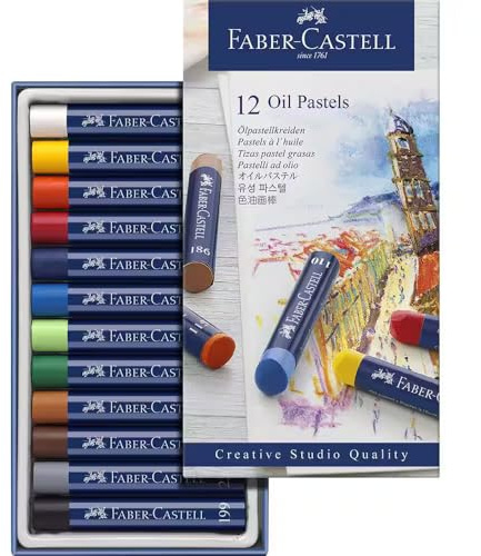 FABER-CASTELL Ölpastell, Karton 12