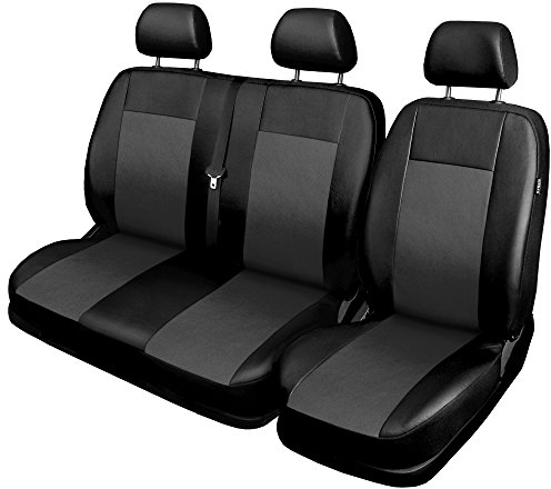 GSC Sitzbezüge Universal Schonbezüge 1+2 kompatibel mit Renault TRAFIC