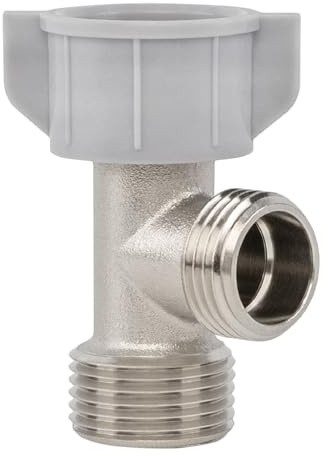LUXE Bidet 7/8 x 7/8 x 1/2 Hybrid Metal & Plastic Cold Water T-Adapter for Bidets, Only Compatible with NEO Series Bidets Attachments