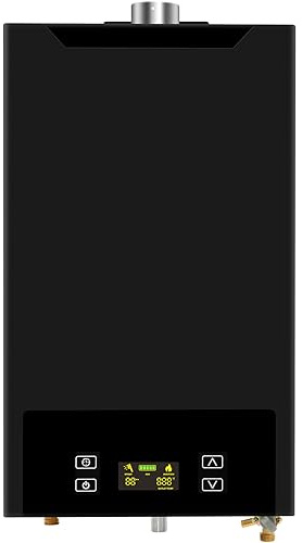 Scaldabagno a Gas GPL 18L con Modalità Inverno ed Estate Caldaia a Gas GPL da a Parete senza Serbatoio Scaldacqua Istantaneo Automatico con Dotato di Display Digitale