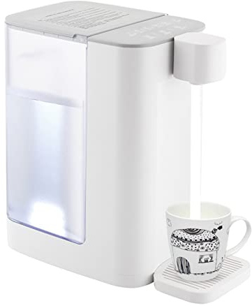 Distributore di acqua calda istantanea, 2000 W, con filtro dell'acqua, 220 V, 3 secondi per riscaldamento, capacità 3 l, temperatura normale 45 – 99 °C, display touch può essere utilizzato in ufficio