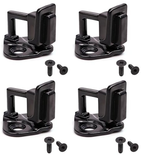 4PCS Door Lock Striker Pin w/Bolt Compatible with Ford F150 F250 F350 1999-2016 for Single Cab or Crew Cab, Latch Mechani Replace 9L3Z-1522008-A Striker Door Locking