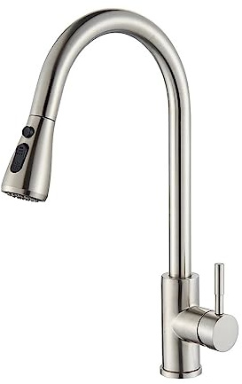 HLTYGWX Handfat Vattenfallskran Väggmonterad diskbänksblandare Enkelhandtag Varm och kall blandningskran Badrum Enkelhandtag grönsaksblandare(B)