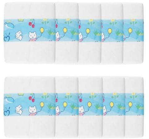 Reborn Baby Dolls Diapers for 18-24 inch Newborn Reusable 10-Piece Pack Fit