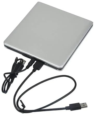 Bärbar DVD-spelare, Blu-ray-spelare USB3.0 3D Slim Drive DVD-brännare DVD+/-RW-läsare Mediaspelare for bärbara datorer
