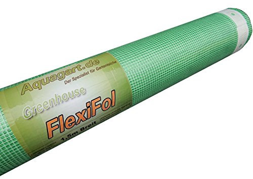 Bâche grillagée 15 m, bâche de Jardin, bâche pour Serre, bâche pour châssis de Couche 1,5m de Large