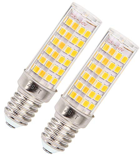 ZSZT Lampe dunstabzugshaube led E14 7W, Ersatz für 50W Halogenlampen, Warmweiß 3000K, AC220V-240V, für Kronleuchter Wandlampe (2er-Pack)