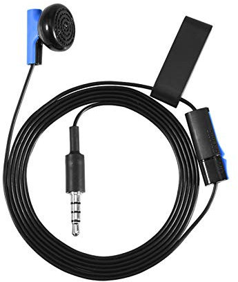 Sharainn Écouteur de Jeu, dispositifs Audio ergonomiques de 3,5 mm conçus pour écouteurs Mono écouteurs Micro Sound Technology avec Micro Gaming pour Casque de Jeu