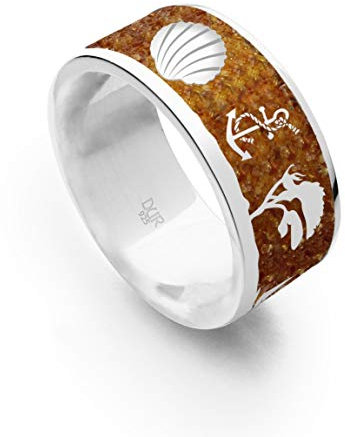 DUR Unisex Bernsteinring Ostsee aus 925er Silber Größe 54 (17.2) R5298.54, 54 (17.2)