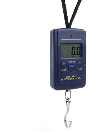 HYROOY Bilancia digitale pratica da pesca per bagagli, 40 kg
