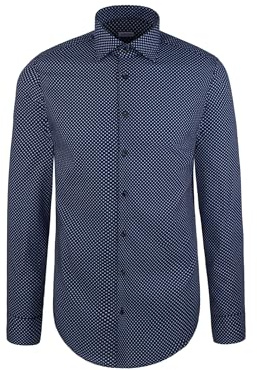 Seidensticker 845392 Chemise d'affaires à Manches Longues Extra Slim fit 40, Bleu, 42