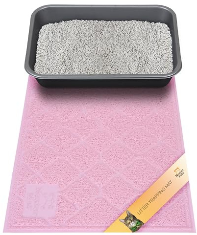 Neater Pets - Alfombra para arena para gatos, gruesa y duradera para caja de arena, almohadilla de trampa que atrapa el desorden para proteger los suelos interiores, suave para las patas de gatito