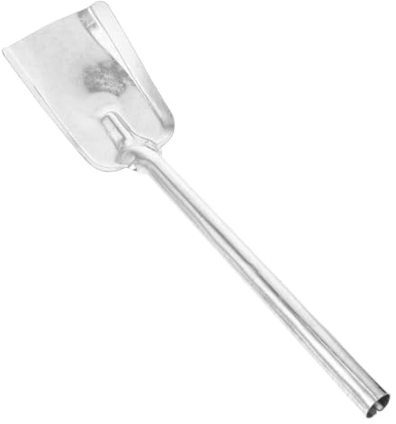 Ciieeo Pala per Cenere in Ghisa Ispessita con Manico, Attrezzo per Pulizia Stufa e Caminetto, Pala per Carbone e Manutenzione Area Fuoco, Utensile Versatile per Giardino e Barbecue