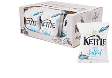 Kettle Chips Lightly Salt 40 g (Pack of 18)