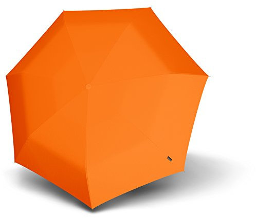 Knirps Floyd manuell, Orange, Länge ca. 27 cm, Durchmesser ca. 5 cm