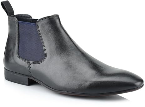 Silver Street London - Carnaby Leather (10 UK, Black)