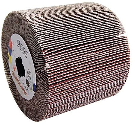 KATSU Tools Angle Grinder Drum Sander Polisher Burnisher Replacement Flap Sanding Drum 120mm Grit #80 SP10009321