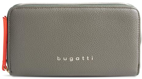 bugatti Ella Ladies Zip Around Wallet Olive