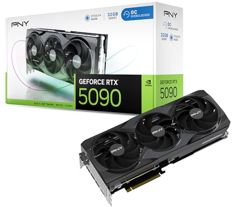 PNY Tarjeta Gráfica GeForce RTX™ 5090 32GB OC Triple Fan DLSS 4