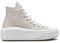 Converse Chuck Taylor All Star Lift Damen-Sneaker mit Schnürung, Segeltuch, Fossilized Grey/White/Black, 38 EU